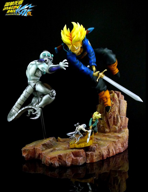 Mirai Super Saiyajin Trunks vs Mecha Frieza